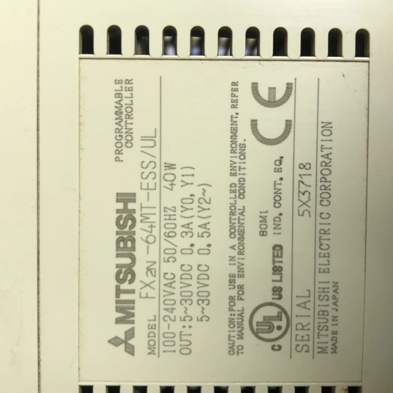 Mitsubishi FX2N-64MT-ESS/UL MELSEC-F Programmable Logic Controller thumbnail 8